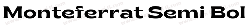 Monteferrat Semi Bold字体转换